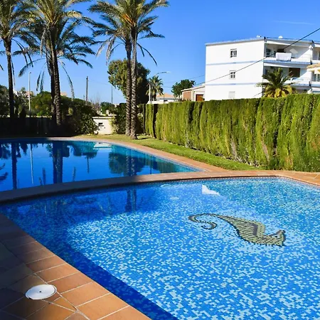 Estudio Con Piscina A 80 Metros De La Playa Les Deveses - Appartamento